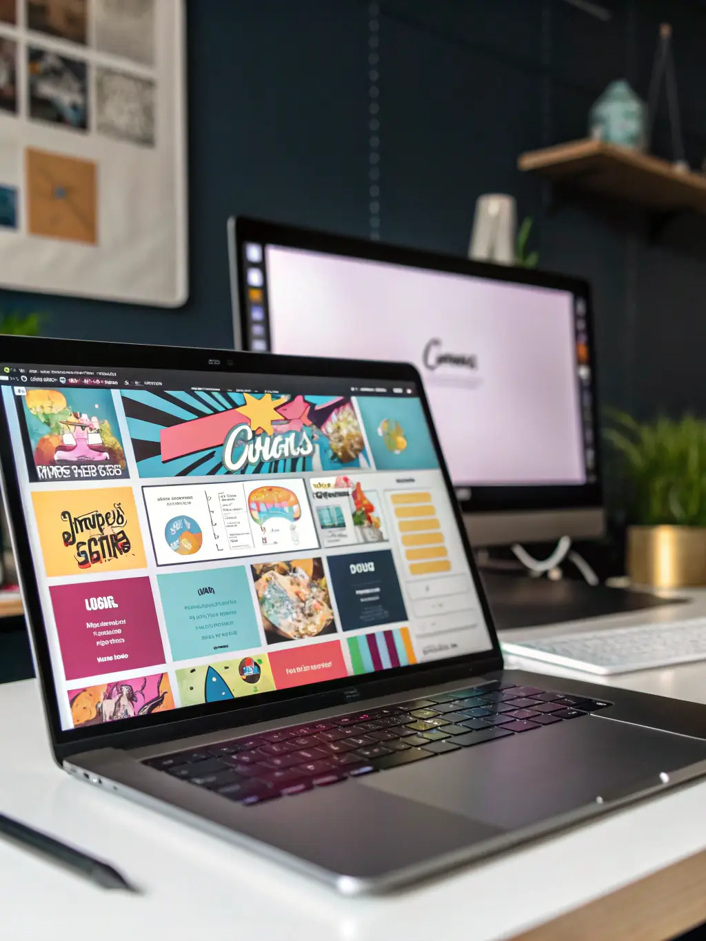 A vibrant image showcasing a collection of professionally designed Canva templates, highlighting their versatility and ease of customization for various marketing needs.
